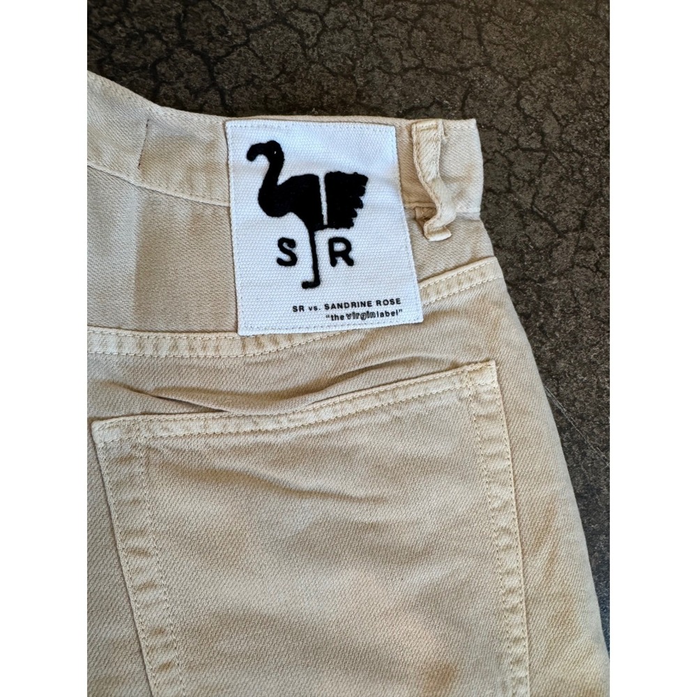 Sandrine Rose X Free People Sunflower Linen/Cotton blend shorts frayed edge - Picture 7 of 11